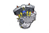 V-Twin - 48-1102 - 45 Engine Patch Set