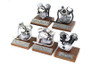 V-Twin - 48-1395 - Pewter Motor Model Set