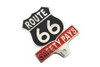 V-Twin - 48-1606 - Route 66 License Plate Topper