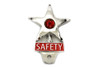 V-Twin - 48-1608 - Safety License Plate Topper with Reflector