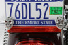 V-Twin - 48-1620 - Skull with Skeleton Hand License Plate Topper Set