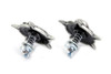 V-Twin - 48-1621 - Skull on Star License Plate Topper Set