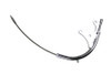 V-Twin - 49-0126 - Clutch Cable Chrome - Fits 1947-1952 Harley-Davidson W, 1947-1973 G