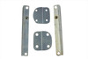 V-Twin - 49-0167 - Windshield Bracket Set - Fits 1960-1984 Harley-Davidson FL