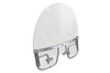 V-Twin - 49-0250 - Windshield Kit Non-Detachable Clear - Fits 1937-1948 Harley-Davidson UL, 1936-1957 G, 1936-1952 WL, 1936-1940 EL, 1941-1957 FL