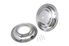 V-Twin - 49-0291 - 16 inch Front Wheel Cover Set Chrome