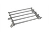 V-Twin - 49-0304 - Wyatt Gatling Old Style Polished Luggage Rack - Fits 1936-1940 Harley-Davidson EL, 1941-1957 FL