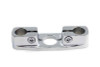 V-Twin - 49-0315 - Chrome Plated Inline Triple Tree - Fits 1936-1957 Harley-Davidson WL