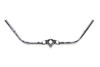V-Twin - 49-0323 - Inline Spring Fork Buckhorn Handlebar - Fits 1938-1945 Harley-Davidson UL, 1936-1952 WL, 1936-1940 EL, 1941-1945 FL, 1936-1958 G