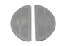 V-Twin - 49-0376 - Deluxe Footboard Insert Aluminum - Fits 1940-1965 Harley-Davidson FL, 1940-1952 WL, 1940-1947 UL, 1940-1973 G