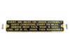 V-Twin - 49-0377 - Linkert Brass Air Cleaner Instruction Tag - Fits 1941-1965 Harley-Davidson FL, 1941-1952 WL, 1941-1948 UL