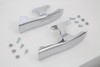 V-Twin - 49-0468 - Chrome Saddlebag Filler Strip Set - Fits 2009-2013 Harley-Davidson FLT