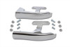 V-Twin - 49-0468 - Chrome Saddlebag Filler Strip Set - Fits 2009-2013 Harley-Davidson FLT