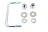 V-Twin - 49-0534 - Front Engine Bar U-Clamp Kit - Fits 1955-1957 Harley-Davidson FL, 1936-1940 EL, 1941-1947 FL