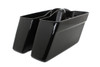 V-Twin - 49-0535 - Black Saddlebag Bottom Set - Fits 1985-1992 Harley-Davidson FLT