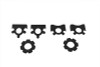 V-Twin - 49-0571 - Spring Fork Rocker Stud Lock Set - Fits 1946-1948 Harley-Davidson UL, FL