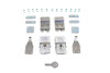 V-Twin - 49-0612 - 1964-1968 FL Saddlebag Lock Kit