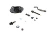 V-Twin - 49-0638 - 45 inch WL Rear Brake Backing Plate Kit Black - Fits 1941-1952 Harley-Davidson WL
