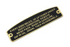 V-Twin - 49-0643 - Air Cleaner Instruction Tag - Fits 1936-1940 Harley-Davidson EL, UL