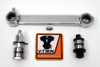 V-Twin - 49-0644 - Chrome Front Brake Shackle Bar Kit - Fits 1941-1957 Harley-Davidson G, 1941-1949 FL, 1941-1948 U, 1941-1949 EL