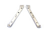 V-Twin - 49-0791 - Chrome Saddlebag Guard Kit Brackets - Fits 1979-2013 Harley-Davidson FLT
