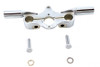 V-Twin - 49-0954 - Spring Fork Top Tree Offset Chrome - Fits 1946-1948 Harley-Davidson UL, FL