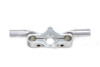 V-Twin - 49-0955 - Spring Fork Offset Top Tree with Ears Satin Nickel Finish