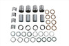 V-Twin - 49-0967 - UL-ULH Valve Cover Set Zinc - Fits 1939-1941 Harley-Davidson ULH, 1939-1948 UL
