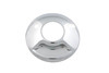 V-Twin - 49-0973 - Chrome Hubcap - Fits 1936-1948 Harley-Davidson UL, 1941-1957 G, 1936-1957 WL, 1941-1948 FL