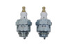 V-Twin - 49-0980 - Replica 18mm Spark Plug Set - Fits 1937-1947 Harley-Davidson UL, 1936-1947 EL, 1941-1947 FL