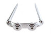 V-Twin - 49-1021 - Front Spring Fork Leg Chrome - Fits 1936-1937 Harley-Davidson W, EL