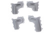V-Twin - 49-1166 - Knucklehead Rocker Tin Set Parkerized - Fits 1936-1947 Harley-Davidson EL, 1941-1947 FL