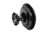 V-Twin - 49-1275 - Front Wheel Hub and Brake Drum Black - Fits 1941-1952 Harley-Davidson WL
