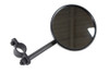 V-Twin - 49-1422 - Tall Spring Fork Black 5 inch Mirror