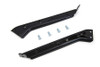 V-Twin - 49-1433 - Black Saddlebag Guard Kit Brackets - Fits 1979-2013 Harley-Davidson FLT