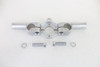 V-Twin - 49-1541 - Top Triple Tree Inline Satin Nickel