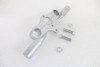 V-Twin - 49-1541 - Top Triple Tree Inline Satin Nickel - Fits 1938-1945 Harley-Davidson UL, 1936-1940 EL, 1929-1957 G, 1929-1952 WL, 1941-1945 FL