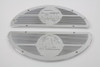V-Twin - 49-1647 - Chrome World's Fair 1940 Footboard Mats