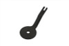 V-Twin - 49-1708 - Parkerized Steering Damper Bracket