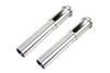 V-Twin - 49-1878 - Handlebar Spiral End Set Raw