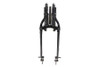 V-Twin - 49-2400 - 18 inch Inline Spring Fork Assembly Black