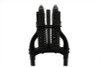 V-Twin - 49-2402 - 18 inch Spring Fork Assembly Black - Fits 1941-1957 Harley-Davidson G