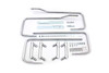 V-Twin - 49-2503 - Chrome Saddlebag Guard Kit - Fits 1978-1984 Harley-Davidson FL