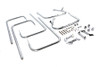 V-Twin - 49-2508 - Chrome Saddlebag Guard Kit - Fits 1997-2008 Harley-Davidson FLHT, FLHR
