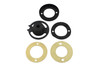 V-Twin - 49-2576 - Front Brake Plate Cover Kit - Fits 1930-1952 Harley-Davidson WL