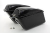 V-Twin - 49-2669 - Replica Saddlebag Set Black - Fits 1977-1984 Harley-Davidson FLH (4-speed models), 1977-1984 FL