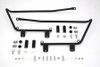 V-Twin - 49-2677 - Wyatt Gatling Saddlebag Brackets and Stud Kit Black - Fits 1986-2017 Harley-Davidson FLST, 1984-2017 FXST