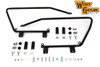 V-Twin - 49-2677 - Wyatt Gatling Saddlebag Brackets and Stud Kit Black - Fits 1986-2017 Harley-Davidson FLST, 1984-2017 FXST