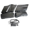 V-Twin - 49-2749 - Black Saddlebag Set - Fits 1963-1969 Harley-Davidson FLH