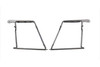 V-Twin - 49-2751 - Chrome Saddlebag Mount Bracket Set - Fits 1986-2005 Harley-Davidson FLST, 1984-2005 FXST